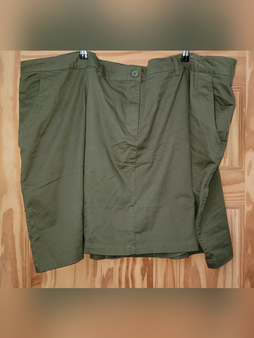 ellos Olive Green Mini Skirt - Size 30